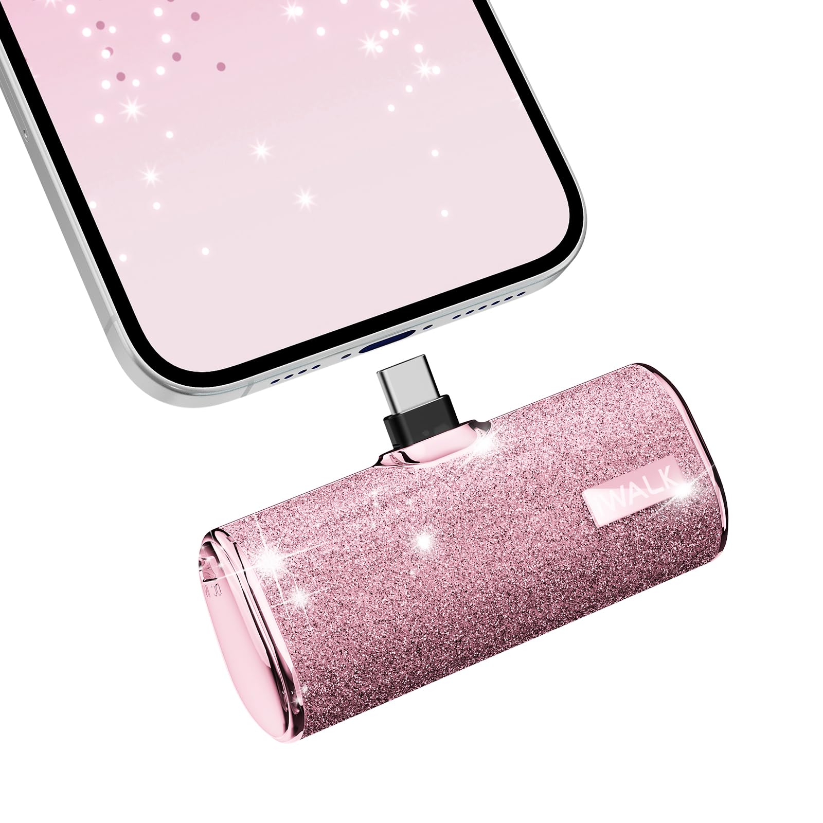 iWALK モバイルバッテリー ピンク