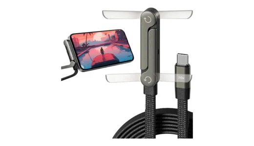 2in1 Type-C – Type-C ケーブル一体型スタンド付き｜充電のたびに感じていた小さな不満が、全部ほどけた話