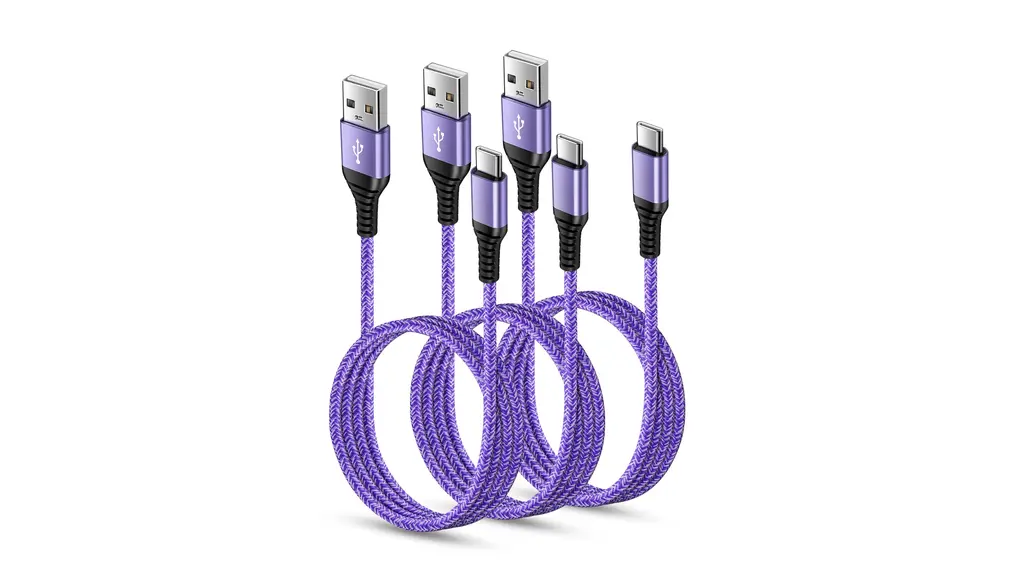 USB Type C ケーブル 【1.8m 3本*3色】 3A急速充電 QC3.0対応 タイプｃ充電ケーブル 高耐久 ナイロン iPhone 15充電用 USB A to USB C ケーブル タイプc 充電ケーブル iPhone15シリーズ、Xperia XZ/XZ2、Galaxy S20 S10+ S9、Huawei P30 P20、LG その他USB-C機器対応