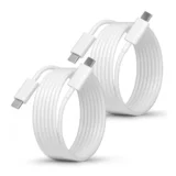 【充電の待ち時間が消えた】Aebgsa USB C-Cケーブル 100W・2m×2本セット｜iPhone15以降もMacBookも、これで落ち着いた