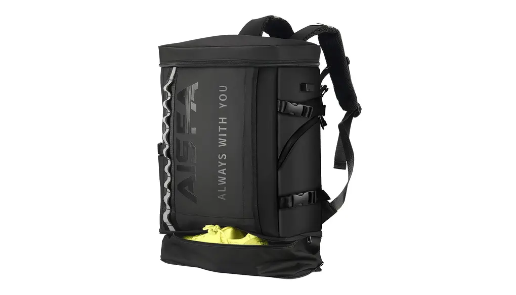 [AISFA] リュック メンズ 登山 リュックサック スクエア バックパック 大容量 防水 15.6インチ PC ビジネスリュック ラップトップバック USB充電ポート付き 30L アウトドア バッグ 旅行 通勤 靴/弁当収納