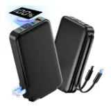 ケーブルも充電器も忘れがち問題に終止符！AMAEOND 20000mAh 折りたたみAC内蔵モバイルバッテリーが手放せなくなりそう