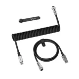 【配線でデスクは化ける】ATTACK SHARK C01Pro コイルUSBケーブル｜触れるたび気分が上がる、静かな主役