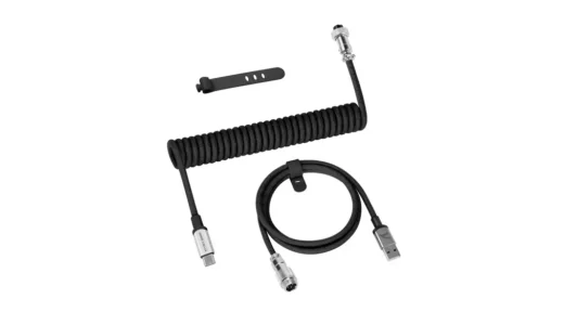 【配線でデスクは化ける】ATTACK SHARK C01Pro コイルUSBケーブル｜触れるたび気分が上がる、静かな主役