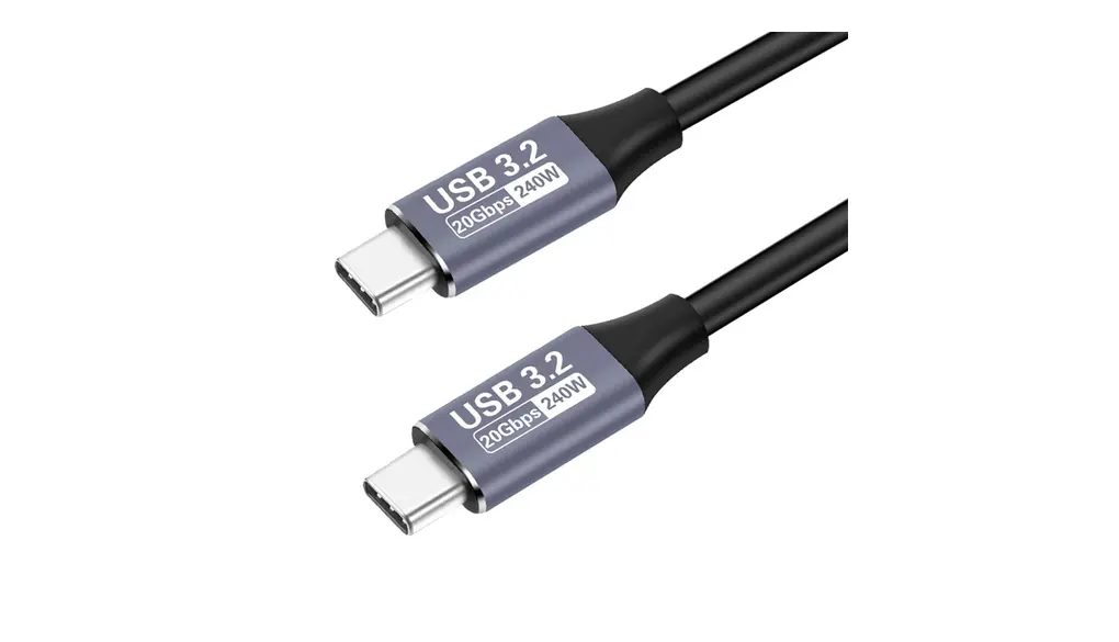 Type C ケーブル 1M USB C to C ケーブル 【20Gbpsデータ転送 240W急速充電】 USB3.2 Gen2標準 PD3.1対応 MacBook Pro/Air、iphone15、Galaxy、Pixel、Xperia等タイプc機種対応