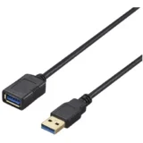 BUFFALO USB3.2 Gen1 延長ケーブル A-A 1m【BU3AA10BK】｜その数センチの不満、静かに解決してくれる一本