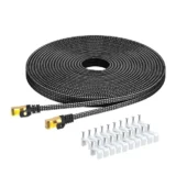 床に流しても気にならない｜BUSOHE LANケーブル10M Cat8 フラット編みで通信も気持ちも安定した話