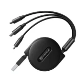 【バッグの中が静かになる】CAFELE 3in1巻き取り充電ケーブル｜これ1本で外出の不安が減った