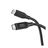 【充電が見えるだけで、こんなに安心】CIO 柔らかいシリコンケーブル 液晶ディスプレイ搭載 USB Type-C 100W対応が手放せなくなった話