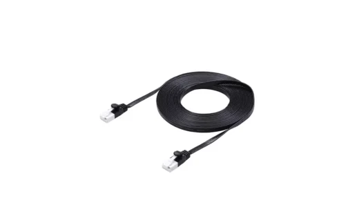 エレコム LANケーブル CAT6A 5m｜床に這わせても気にならない。ツメ折れストレスから解放される一本