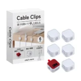 【配線ストレスに効く小さな名脇役】emu’s more ケーブルクリップで、デスクが静かに整った話