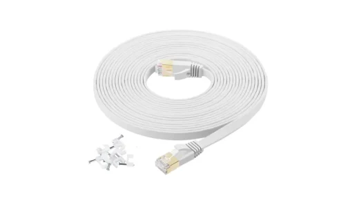 床もドアもスルッと通る。FOSTO Cat7 LANケーブル 7mで、配線の小さなストレスが消えた話