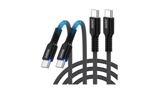 240Wで余裕、2本で安心｜GAEF USB-C to Cケーブルが充電の小さな不満を一掃してくれた