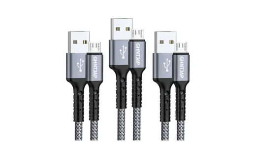 【まだ現役、だから助かる】GHNTJAP マイクロUSBケーブル 1m 3本セット｜探さない・困らない・ちゃんと使える日常ケーブル