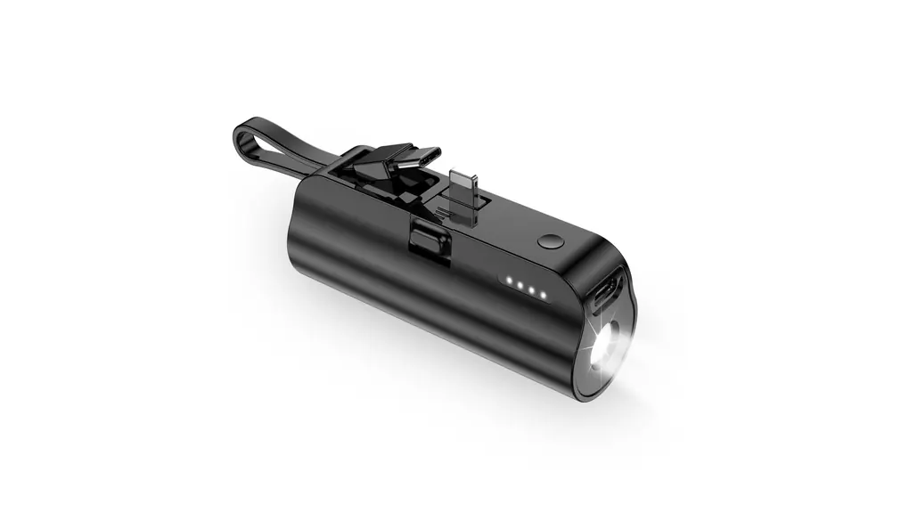 モバイルバッテリー 超小型 PSE認証済 持ち運び便利 軽量 5000mAh 2台同時充電 直接充電 残量表示