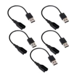 USB互換充電ケーブル Lovoski｜Xiaomi Mi Band 1対応・5本入りで「充電どこ行った？」から解放された話