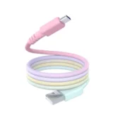 絡まないだけで、毎日がちょっと気持ちいい。MOTTERU マグネットケーブル グラデーション USB-A to USB-C（MOT-MGGAC100）