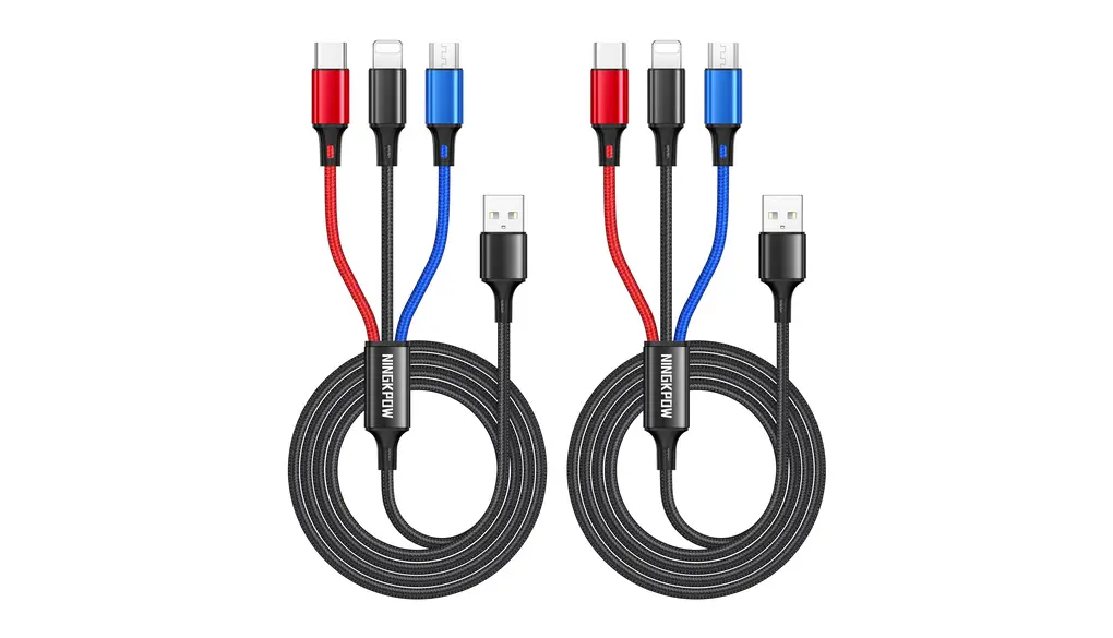 3in1 充電ケーブル【1.2M 2本セット】USB ケーブ充電コード 3イン1 充電コード USB Type Cケーブル Micro コードUSB Phone 充電ケーブル 3台同時給電可能 Android タイプC Phone 13 12 11 Galaxy S22 S20 Xiaomi Kindle Sony 等多機種対応-多色