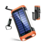 【電源が途切れない安心を置いておく】Okanne ソーラーモバイルバッテリー 61800mAh｜手回し発電まで備えた心強い一台