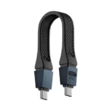 【13cmで全部が変わった】Poyiccot 80Gbps USB-Cケーブル｜Thunderbolt 5対応、デスクが静かになる一本