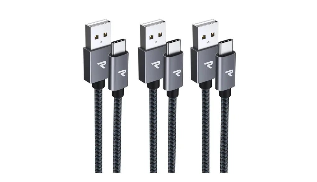 【1m+1m+2m 3本/黒】RAMPOW usb c ケーブル タイプc ケーブル 15W QC3.0対応高速充電 USB-C & USB-A 2.0規格データ転送 iPhone17/Air/16/16e/15 充電 Sony Xperia/Samsung/Asus Zenfone/Fujitsu Arrows/PS5コントローラー タイプc多機種対応 在宅勤務支援