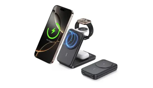 【充電の悩み、これ1台で終わり】RORRY 10000mAh 3in1ワイヤレス充電スタンド兼モバイルバッテリーが想像以上に手放せない