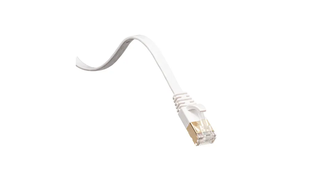 サンワサプライ LANケーブル CAT7 ウルトラフラット (1m) 10Gbps/600MHz ギガビット イーサネットケーブル ツメ折れ防止 RJ45コネクタ ホワイト KB-FLU7-01W