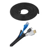 配線が整うだけで、部屋の印象が変わった｜サンワダイレクト ケーブルスリーブ 200-CA062BKのちょうどいい実力