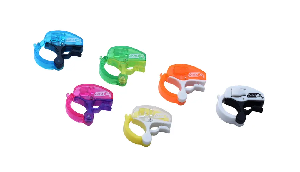 セイエイ(Seiei)【ケーブルクリック マイクロ 6個組 3×2.3×1.5cm 120260】USBケーブル整理 配線整理 配線止め ケーブルスムーズ 調整可能 コードホルダー デスク周り コードクリップ USB配線収納 卓上 デスク 机