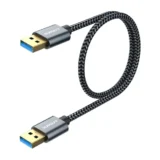 【短いケーブルが正解だった】SUNGUY USB 3.0 A-Aケーブル 0.5m｜配線のモヤっとが消えた話