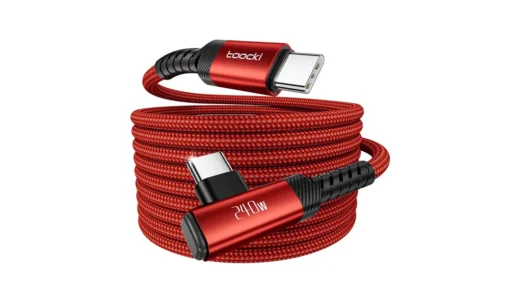 toocki USB C ケーブル L字 240W/5A｜充電中のあのモヤっと、これで終わりました