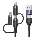 【ケーブル地獄、これで終わり】USAMS 60W PD対応 3in1充電ケーブル｜一本で回る毎日が、想像以上に快適だった