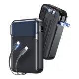 コンセントもケーブルも一体化｜UtsuroiTech 20000mAh モバイルバッテリーが外出の不安を減らしてくれた