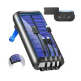 【備えが日常に変わる安心感】zonzon ソーラーモバイルバッテリー 61200mAh｜停電も外出もこれ一台