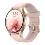 【aeac 2025新型スマートウォッチ 1.32インチAMOLED】丸型フェイスが大人可愛い！LINE通知も通話もこなす実力派モデル