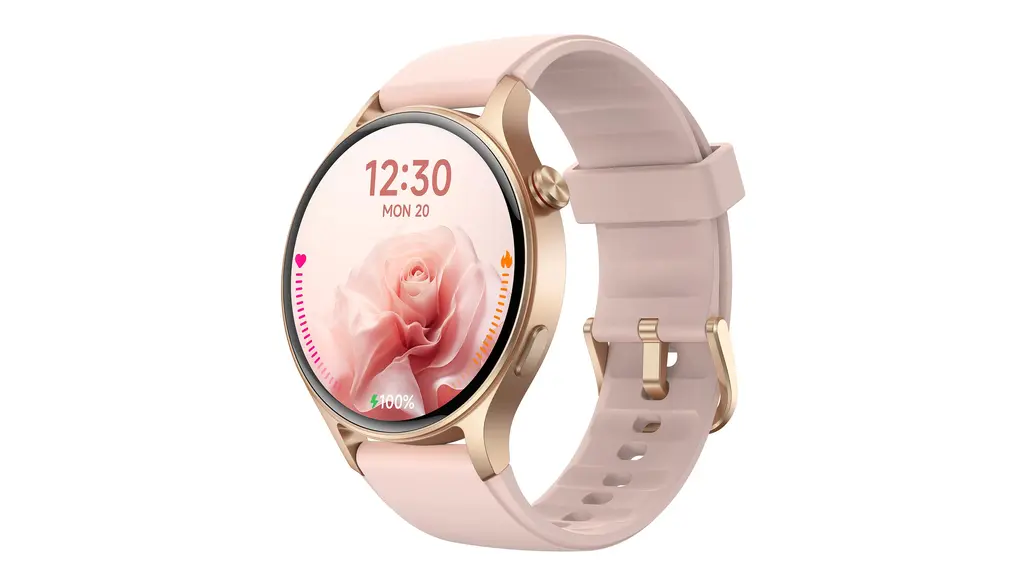 スマートウォッチ iPhone対応 アンドロイド対応 レーディス,着信通知 Line アプリ通知 2025新型,1.32インチAMOLEDディスプレイ 円型腕時計 睡眠管理 心拍数 血酸素濃度 100種類運動モード カロリー消費 IP68防水 天気予報 音楽制御 スマホ探し リモートカメラ 文字盤自由設定 懐中電灯 長持ちバッテリー (ピンク, 1.32)