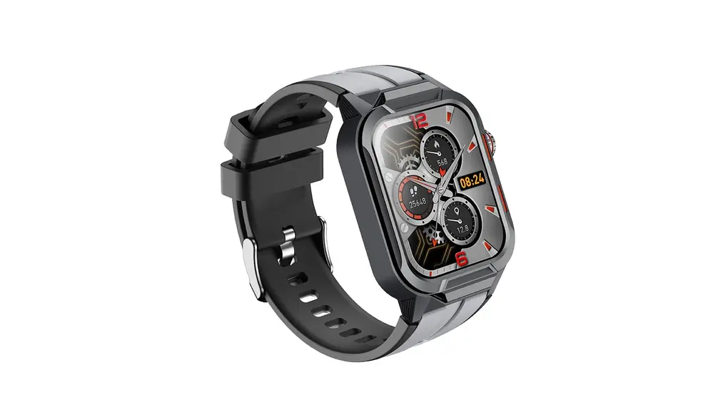 【2025年新モデル】スマートウォッチ 1.96インチ大画面 通話機能付き Bluetooth 6.0 14日間長時間駆動 3ATM防水 100+スポーツモード 24時間心拍/血中酸素/睡眠モニタリング 歩数計 音楽制御 日本語対応 着信/SNS通知 PL保険付き (ブラックグレー)