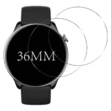 【貼っているのに気づかれない】Eguoer 36mm円型ガラスフィルム｜スマートウォッチを静かに守る2枚セット