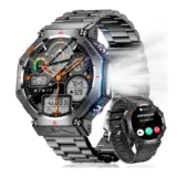 KOMOI スマートウォッチ【2025年業界新登場 GPS内蔵】ChatGPT搭載｜大画面×軍用規格で日常もアウトドアも任せられる一本