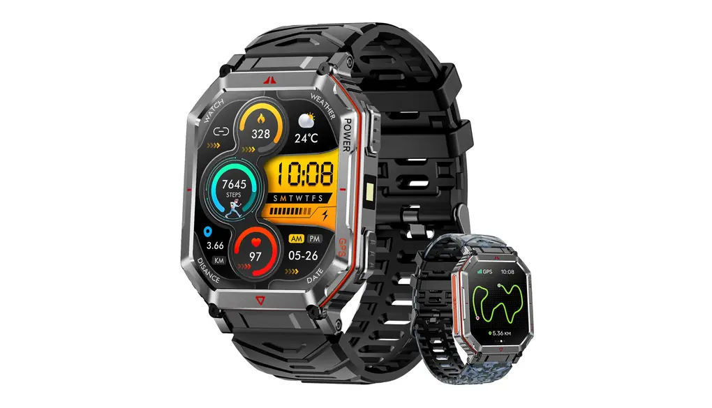 スマートウォッチ【画期的なイノベーション！業界初GPS内蔵&ChatGPT搭載】Smart Watch 活動量計 腕時計 iPhone対応 アンドロイド対応 Bluetooth6.0 2.01インチ大画面 通話機能付き メッセージ通知 3ATM生活防水 長持ちバッテリー スポーツウォッチ 音楽再生 多機能スマートウォッチ 多種類運動モード 多種類文字盤 (ブラック)