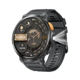 【MOKOTOP K66】1.85インチ丸型大画面×730mAh長持ちバッテリー｜ゴツさが映える軍用規格スマートウォッチ