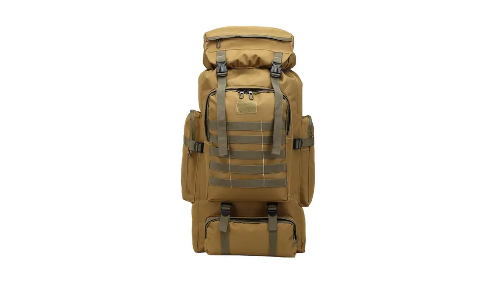 [Pugrwei] アウトドア バッグ 大容量 登山用バッグ キャンプ リュック バックパック迷彩 広口開口仕様 ミリタリー リュックサック 多機能 超軽量 防災 旅行