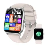 Rbbog スマートウォッチ【ChatGPT対応2026最新】1.85インチHD大画面×通話機能付き｜毎日が整う多機能モデル