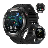 Redfire スマートウォッチ【2024年新設計・GPS内蔵】軍用規格×最大15日バッテリー｜アウトドアも日常もこれ1本