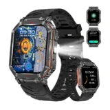 【Redfire KR92】ChatGPT搭載＆GPS内蔵スマートウォッチ｜2.01インチ大画面と懐中電灯で日常もアウトドアも一歩先へ