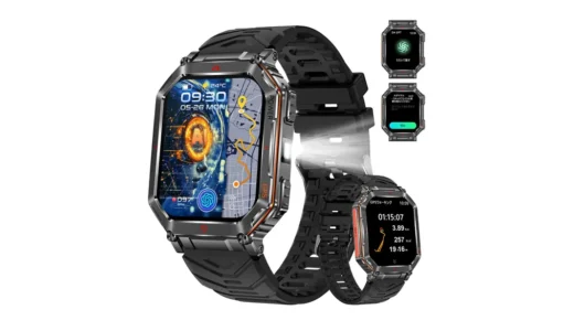 【Redfire KR92】ChatGPT搭載＆GPS内蔵スマートウォッチ｜2.01インチ大画面と懐中電灯で日常もアウトドアも一歩先へ