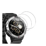 【貼るだけで安心が手に入る】salywin 1.46インチ丸型スマートウォッチ用ガラス保護フィルム｜気泡レスで失敗しにくい3枚セット