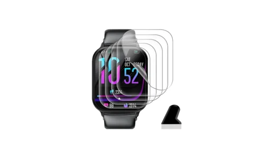 貼り替えにビクビクしない安心感｜wnunbg スマートウォッチ用TPU保護フィルム5枚セットの本音レビュー