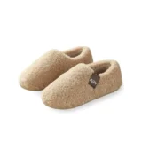 AOY 冬用スリッパ ルームシューズ｜足を入れた瞬間ぬくぬく。ふわふわ裏起毛＆かかと付きで冬の室内が快適に