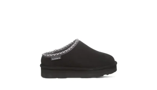 BEARPAW Martis スリッポン｜本革スエード×もこもこ裏地で冬の足元が変わる大人のあったかルームシューズ